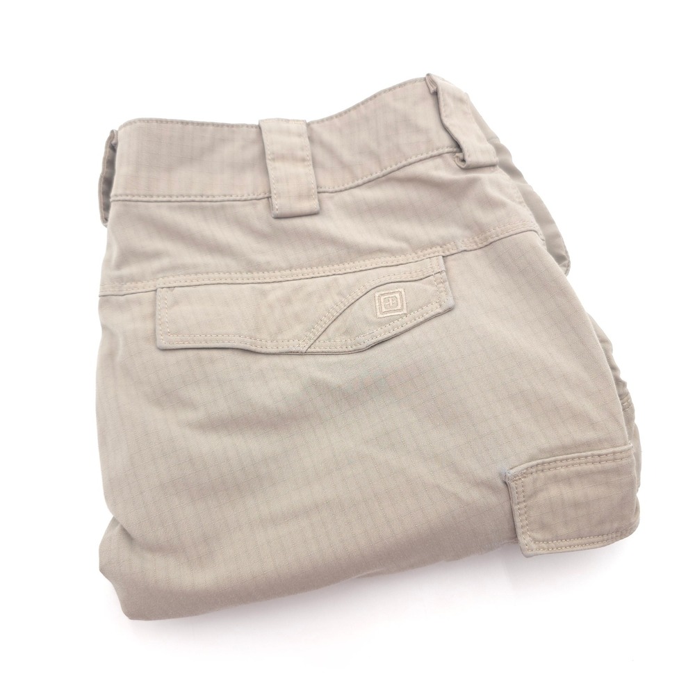 5.11 Tactical Icon Mens Size 34 Beige Ripstop Cargo Shorts Khaki Hiking Utility